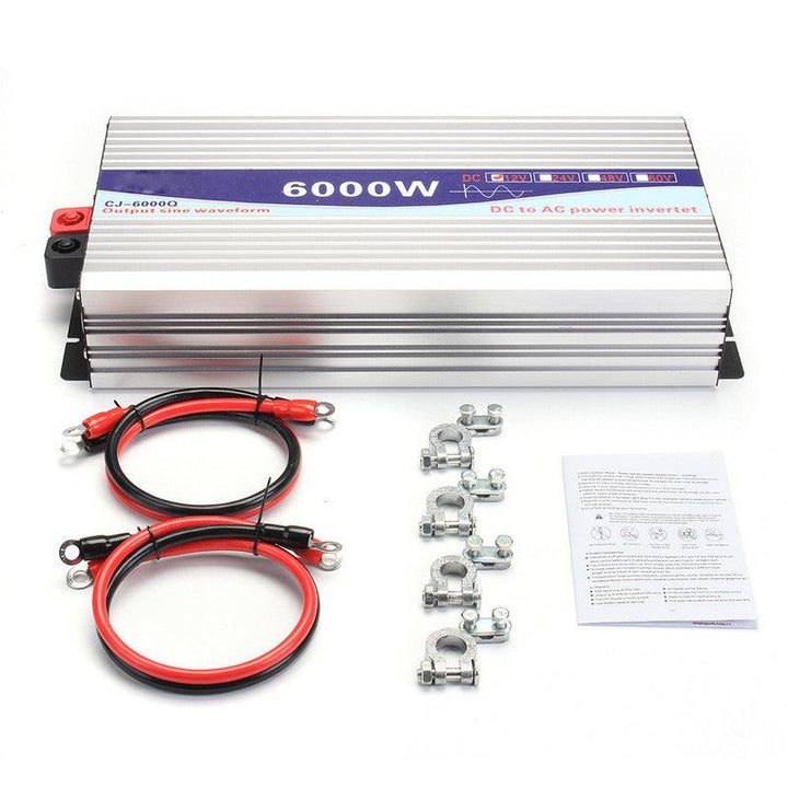 Intelligent Screen Pure Sine Wave Power Inverter 12V/24V To 240V 3000W/4000W/5000W/6000W Converter