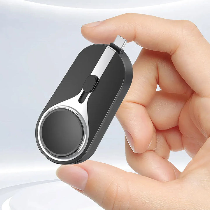 Ultra-Compact Mini Power Emergency Pod Keychain Charger