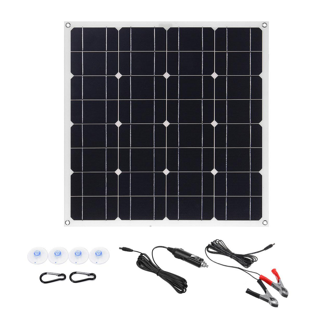 150W 18V Mono Solar Panel USB 12V/5V DC Monocrystalline Flexible Solar Charger For Car RV Boat Battery Charger Waterproof