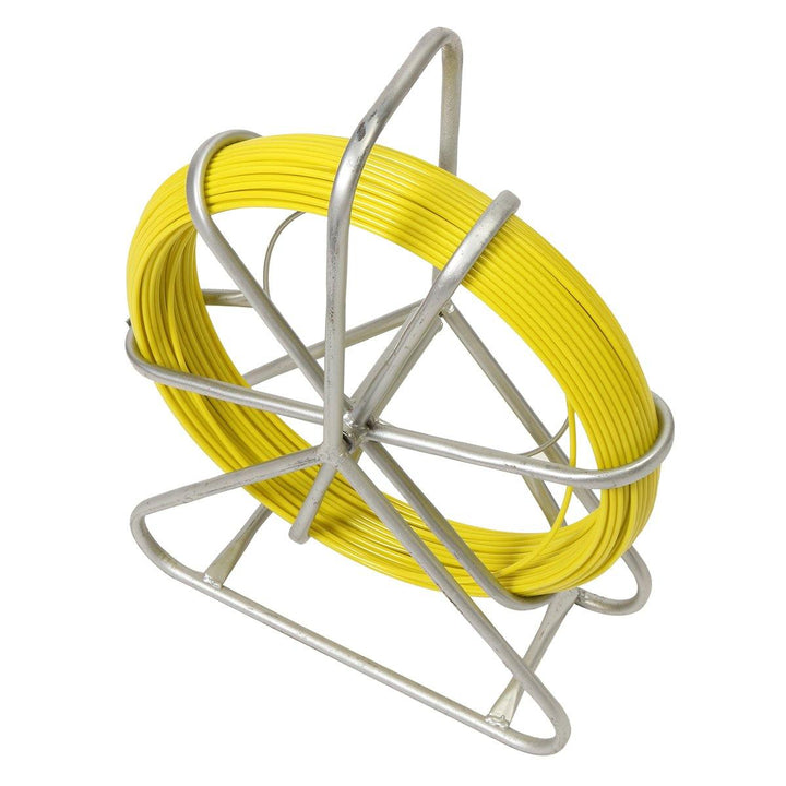 Fish Wire Tape Fiberglass Duct Rodder Fish Tape Continuous Fiberglass Cable Puller 4.5mm x 70 mst