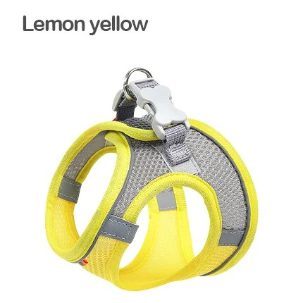 Reflective Breathable Adjustable Dog Harness Vest