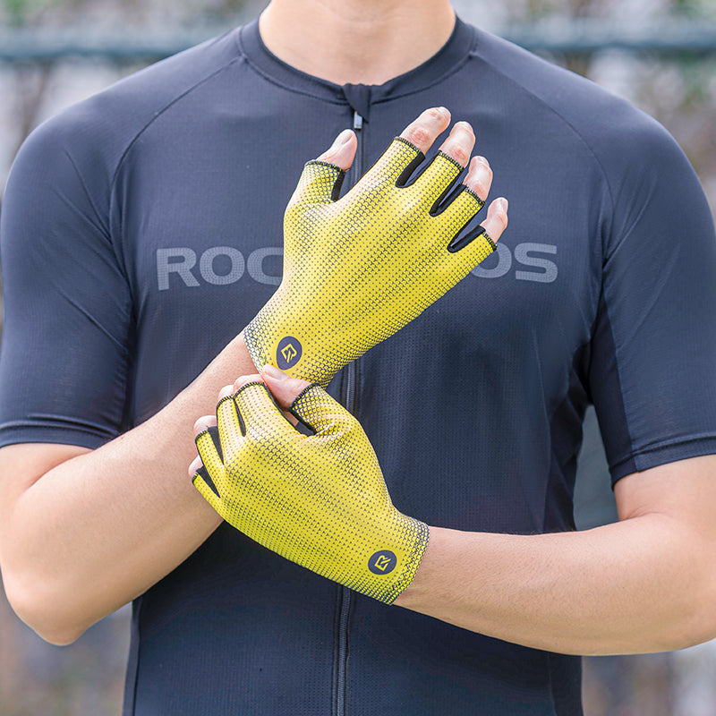 Summer Cycling Gloves - Half-Finger, Breathable, High-Elasticity, Lightweight