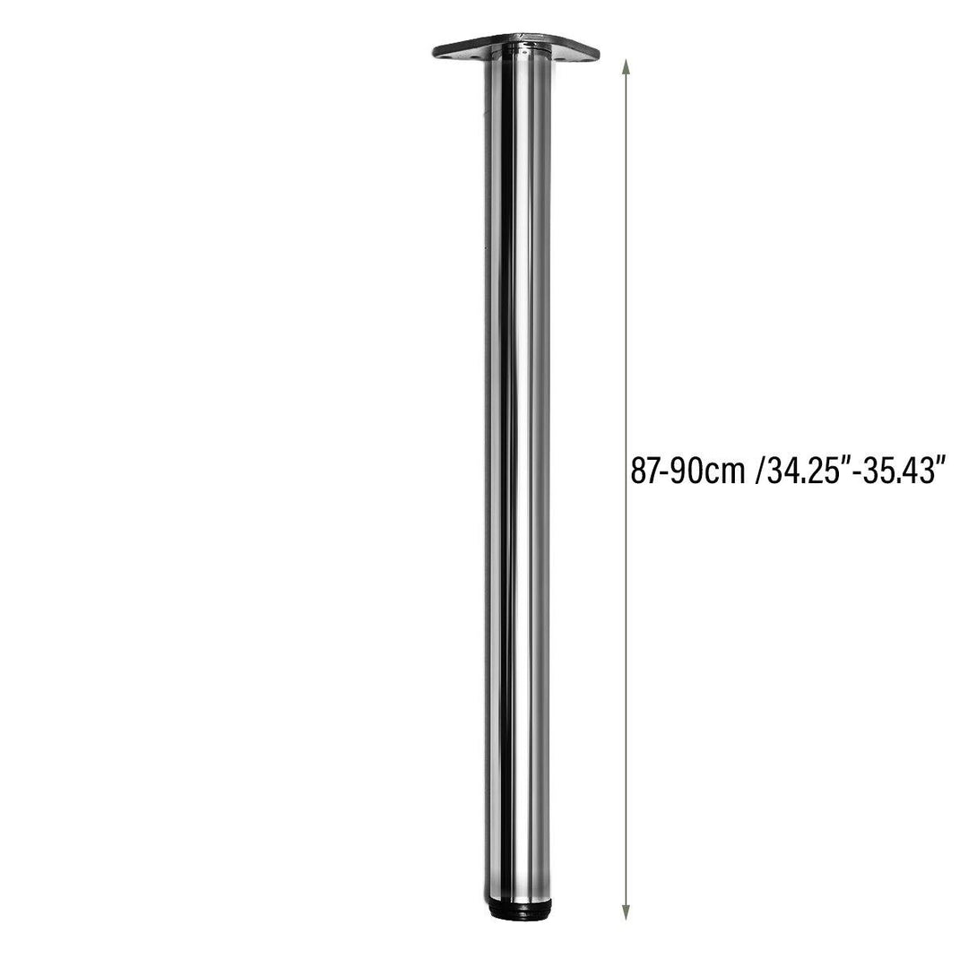 1PCS Table Leg 87-90CM Stainless Steel Bar Adjustable Home Furniture Support Part (87-90cm) - MRSLM