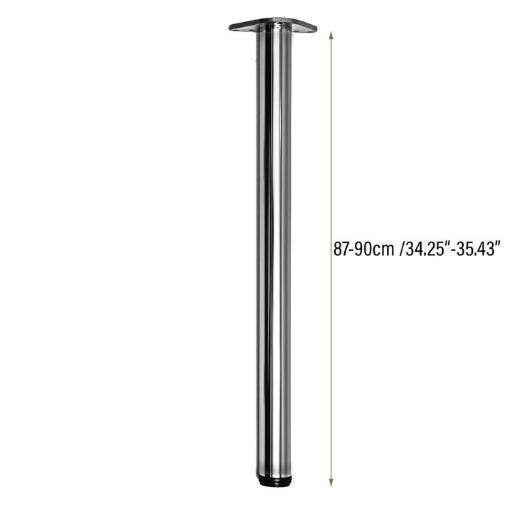 1PCS Table Leg 87-90CM Stainless Steel Bar Adjustable Home Furniture Support Part (87-90cm) - MRSLM