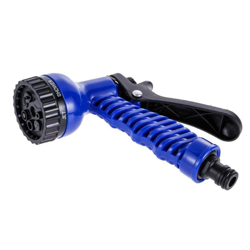 25-200FT EU/US Standard Expandable Magic Blue Flexible Garden Water Hose Car Hose Pipe Connectors Plastic Hose Garden Watering Sets w/ Water Shower