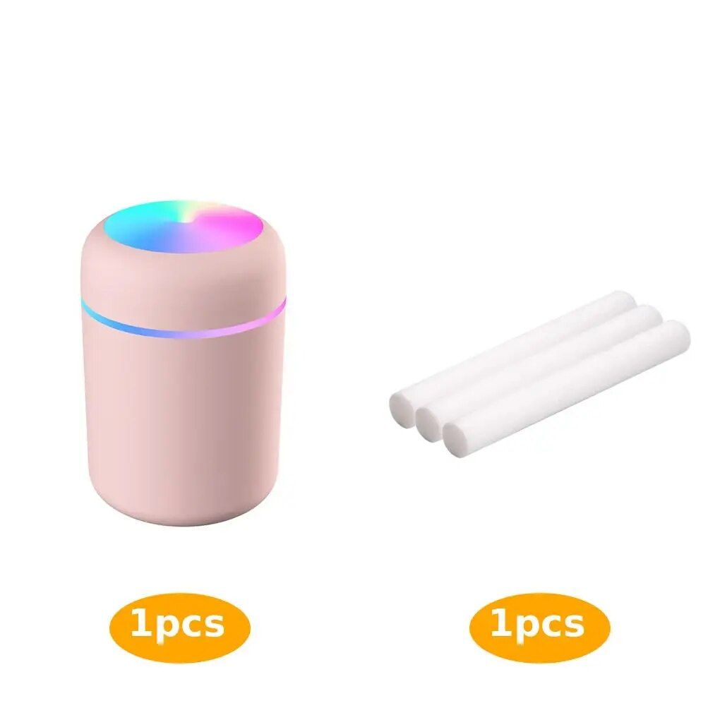 USB Portable Humidifier with Colorful Aroma Diffusion