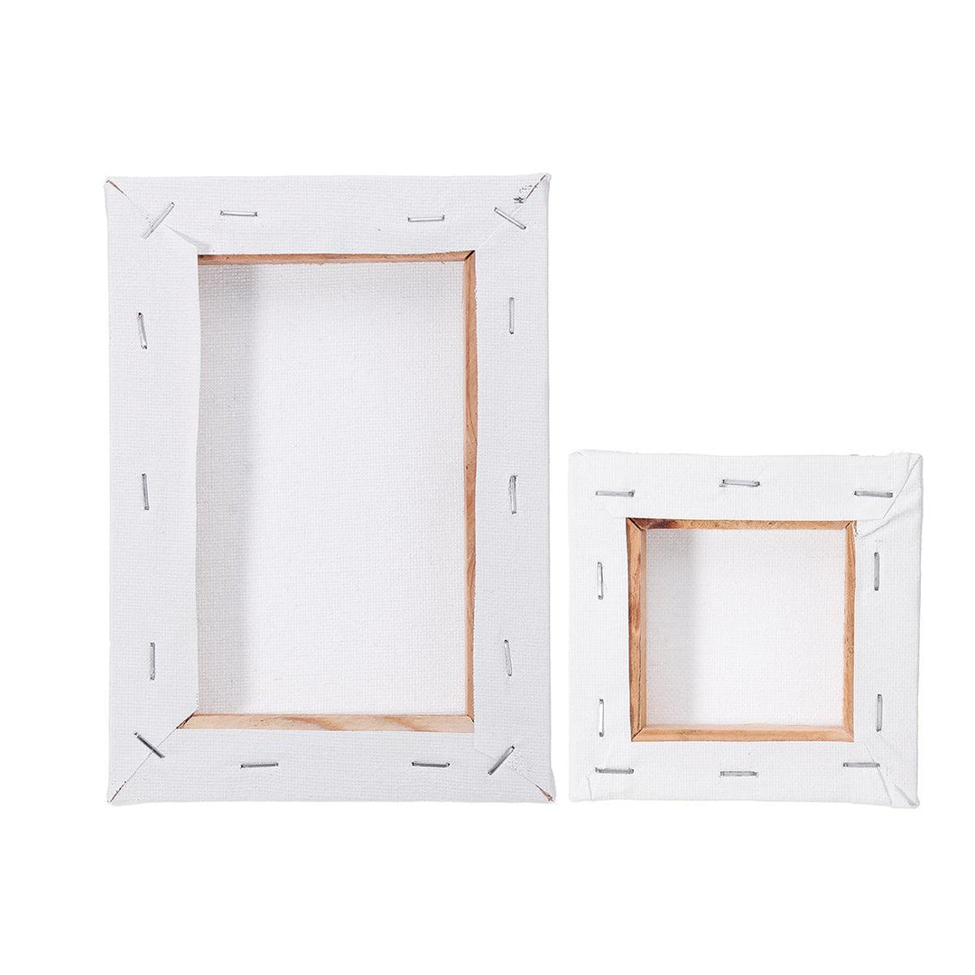 10Pcs White Blank Square Artist Canvas for Canvas Oil Painting Wooden Board Frame For Primed Oil Acrylic Paint