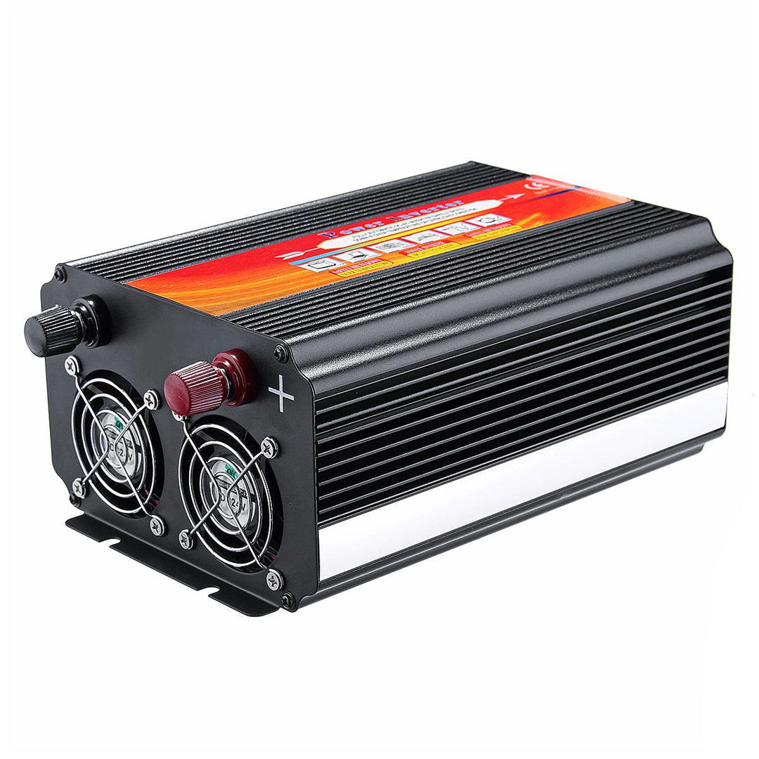 5000W Smart Solar Power Inverter DC 12V/24V to AC 220V/110V Converter Intelligent LCD Display