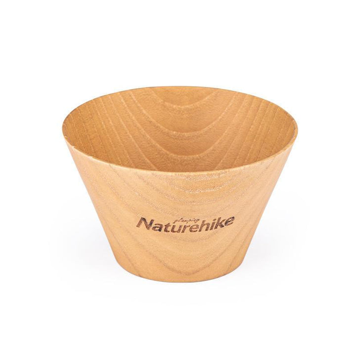 Solid Wood Camping Bowl