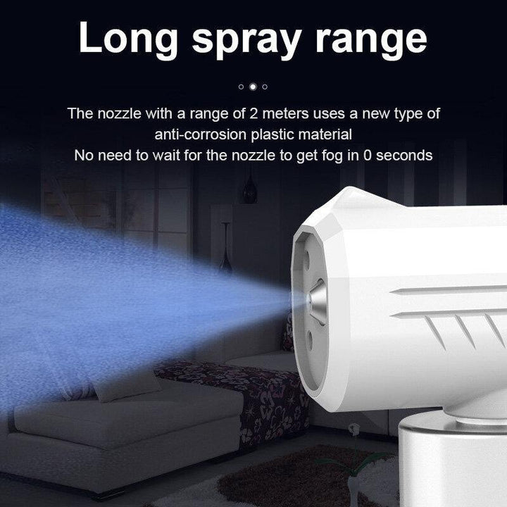 Nano Atomizing Disinfection Sprayer Nebulizers Blue Light Steam Sterilization Handheld Wireless Sanitizing Spray Fogger