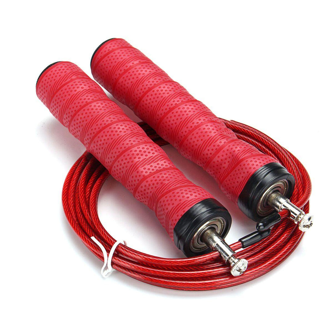 Adjustable Skipping Rope Fitness Speed Jump Ropes Gym Boxing Wrap Rope Jumping - MRSLM