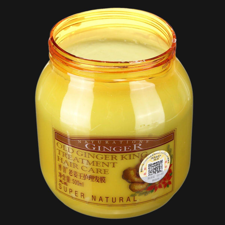 Ginger Moisturizing Hair Mask Damaged Repair Hair Care Treatment Cream Baked Ointment Hair Conditioner Dry Frizz 500ML