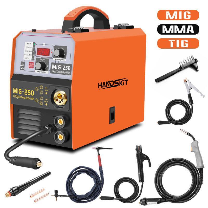 Handskit 4 in1 MIG-250 MMA TIG Welding Machine 220V EU Electric Welder Spot Welding Portable Automatic for Welding - MRSLM