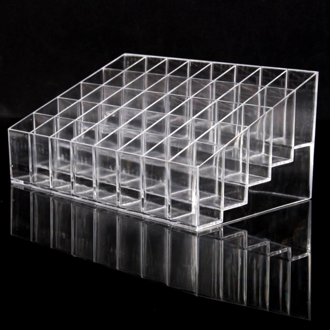 40 Clear Acrylic Lipstick Holder Stand Display Cosmetic Makeup Case Acrylic Cosmetic Organizer