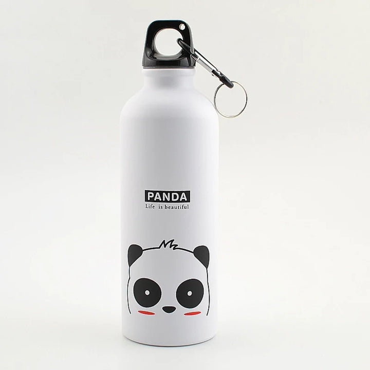 Portable 500ml Aluminum Alloy Water Bottle for Camping and Cycling