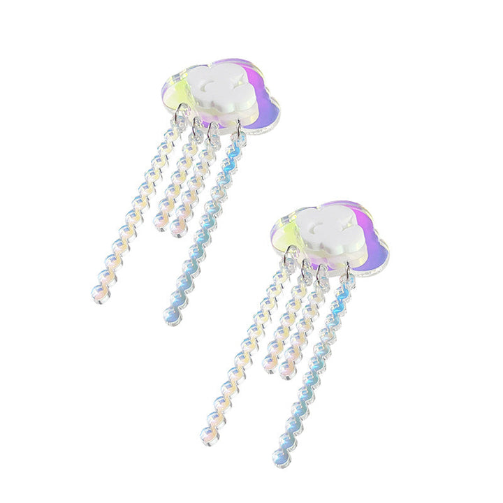 Design Laser Symphony Cloud Earrings Sweet Stud Earrings