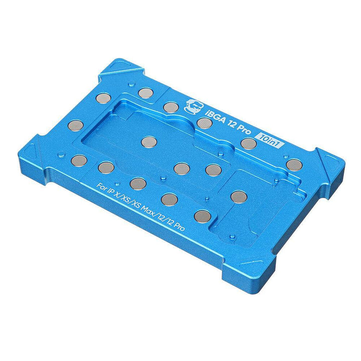 Mechanical Ibga 10 in 1 Position Motherboard BGA Reballing Stencil Tin Planting Platform for Iphoone x / xs / xsmax / 11Pro / 12 pro max