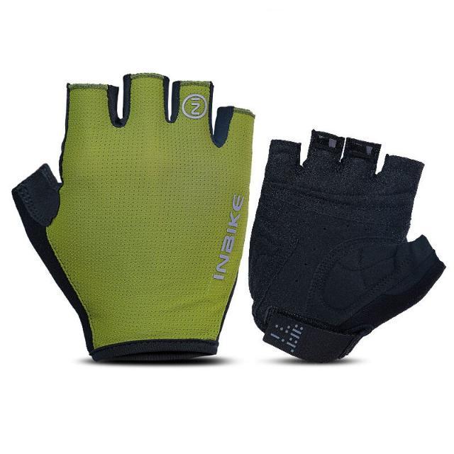 Shockproof Gel Pad Half Finger Cycling Gloves