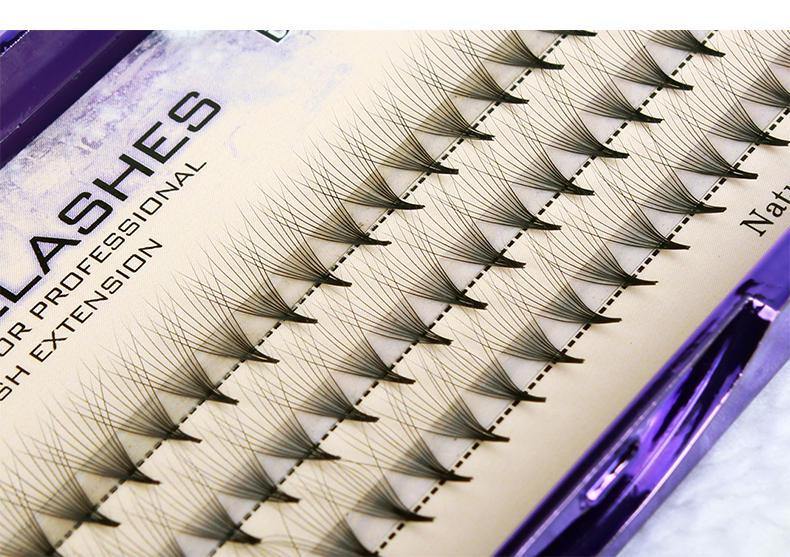 10D Black 8/9/10/12mm False Eyelash Individual Eyelashes Extension Cluster Kit Grafting Eyes Lashes