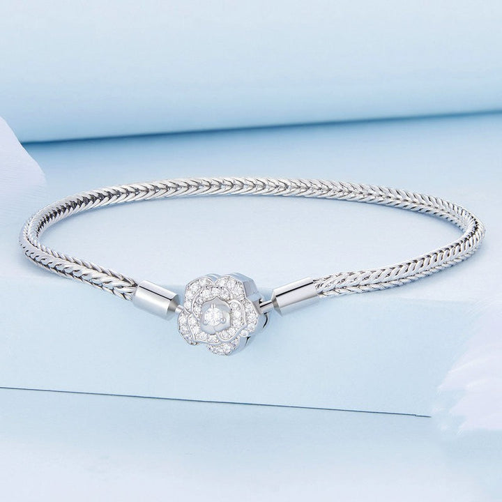 925 Silver Rose Basic Bracelet