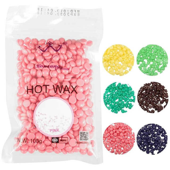 100g No Strip Depilatory Hot Film Hard Wax Bean Pellet Waxing Hair Removal