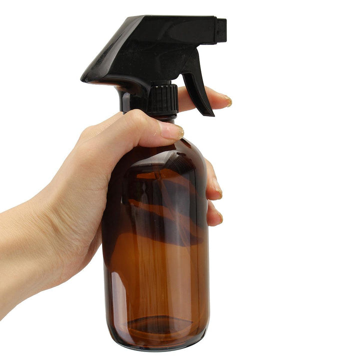 250/500ML Amber Glass Spray Bottles Sprayer Trigger