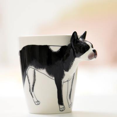 3D Ceramic Mug Pure Hand-painted Animal Cup Cartoon Cup Painted Coffee Mug - MRSLM