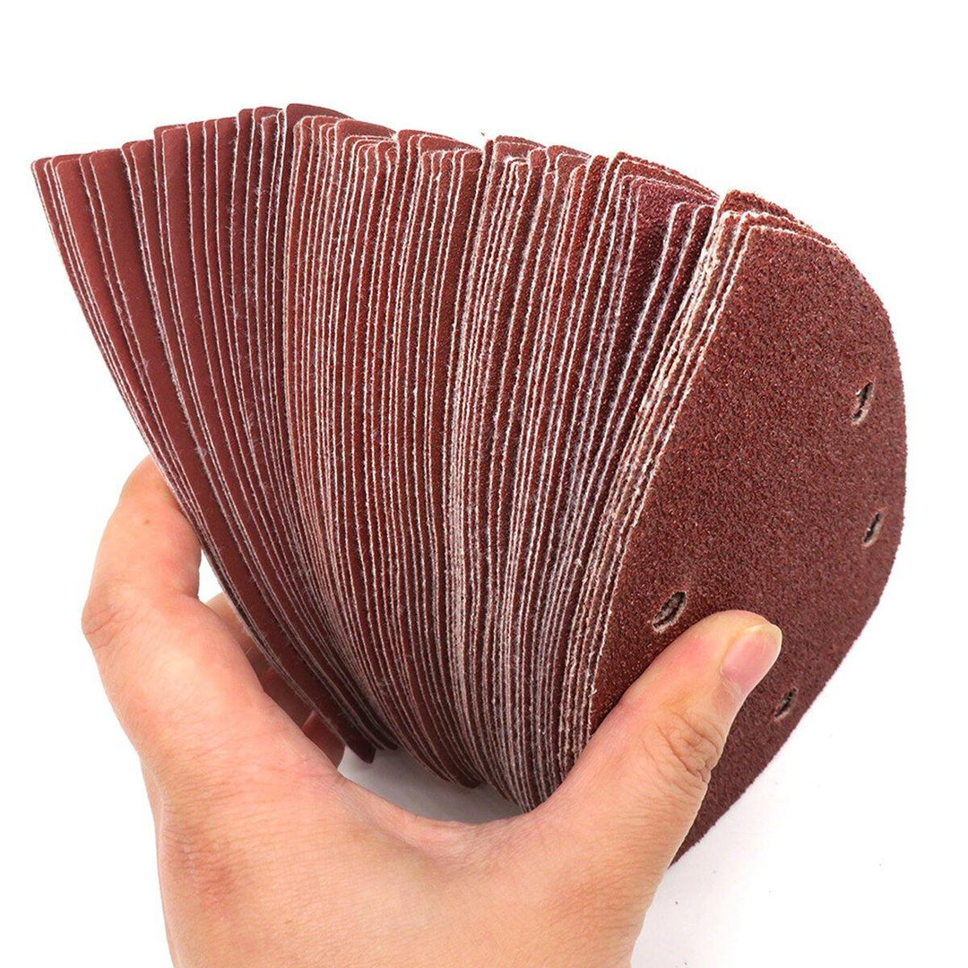 40pcs 60/80/120/240 Grit Sanding Sheets Sandpaper  Sanding Disc Pads Triangle Grinding Tool