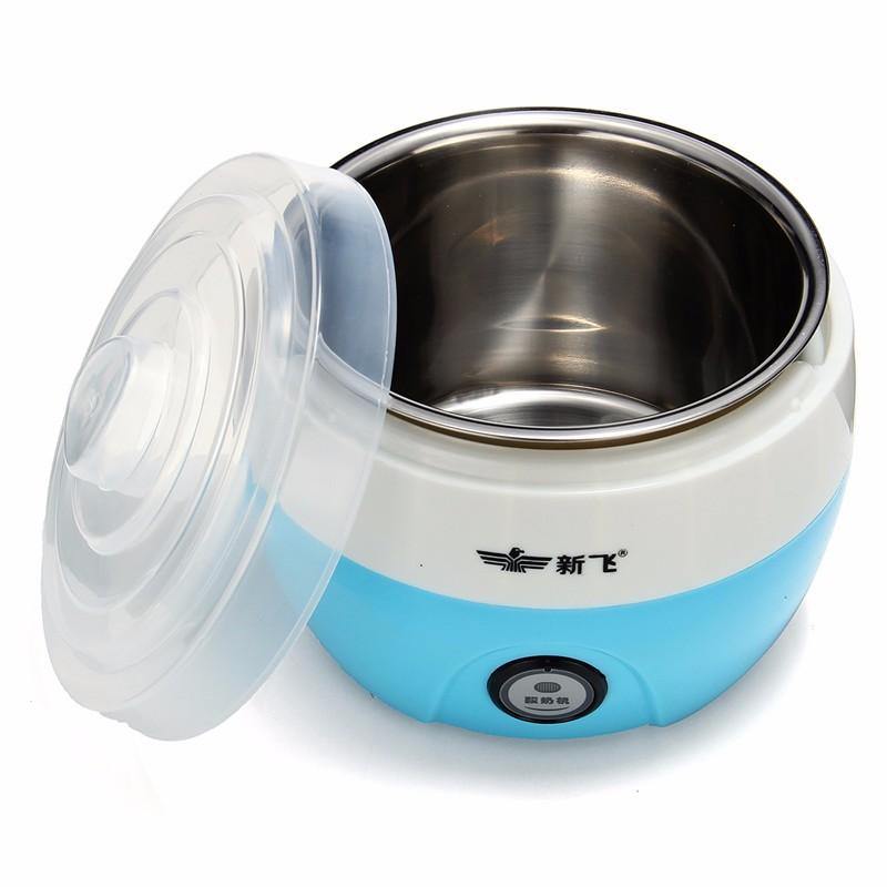 220V Stainless Steel Automatic Yogurt Maker DIY Yoghurt Container Kitchen DIY Appliance