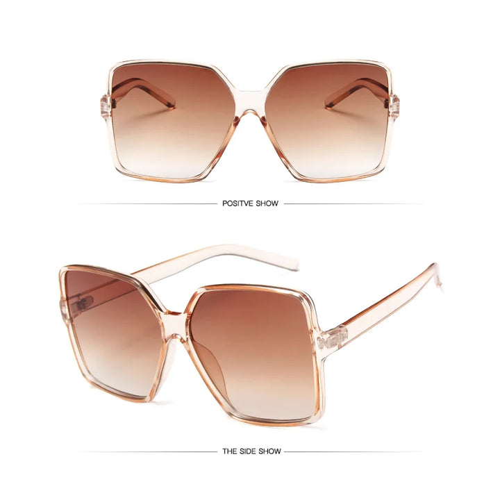 Unisex Oversized Square Sunglasses