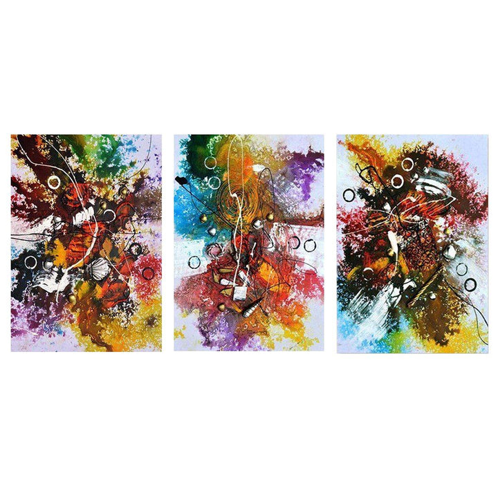 3Pcs Modern Abstract Canvas Paintings Wall Decorative Print Art Pictures Frameless Wall Hanging Decorations for Home Office