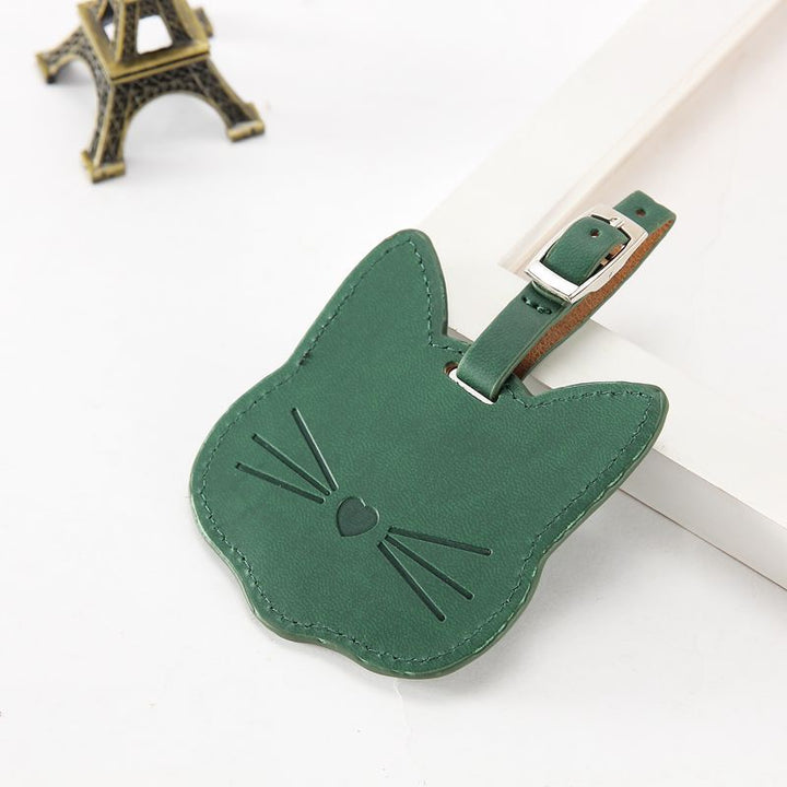 Cute Cartoon Cat Luggage Tag