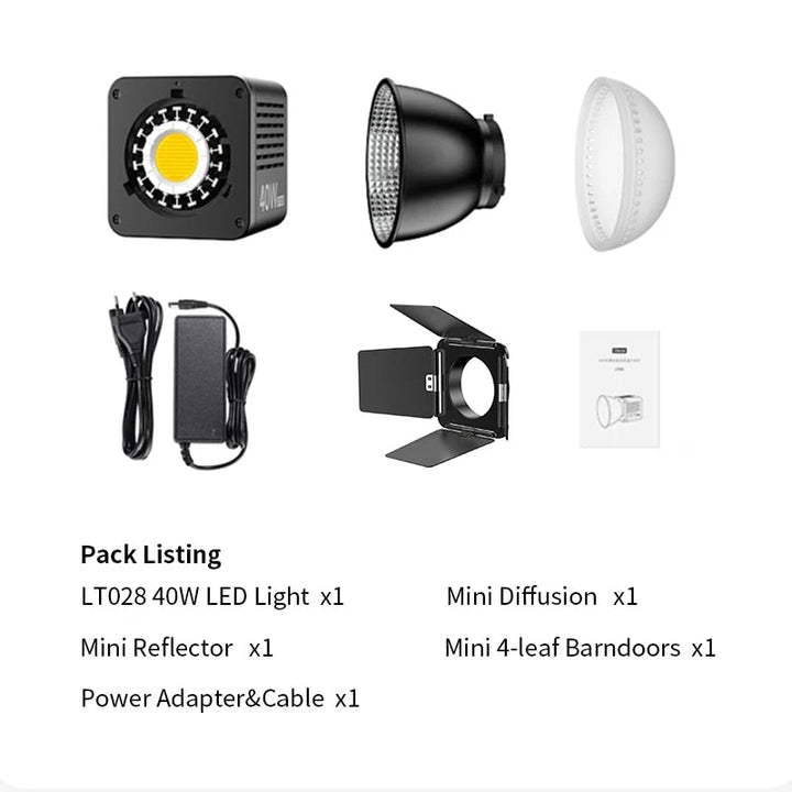 Ultra-Compact 40W COB Video Light: Your Ultimate Lighting Solution