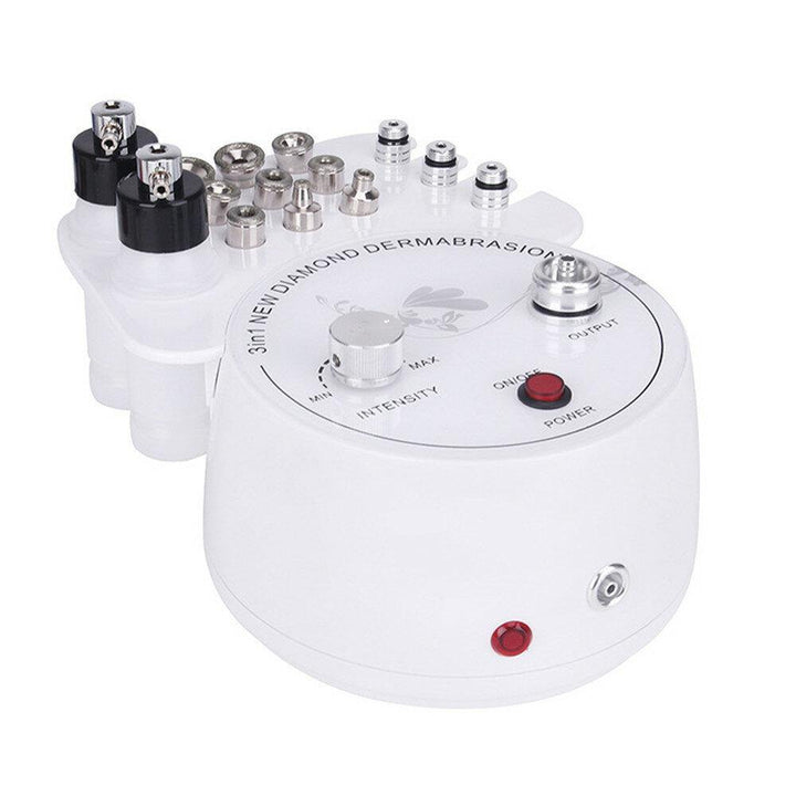 3 in 1 Diamond Microdermabrasion Dermabrasion Machine Facial Beauty Equipment for Skin Peeling Rejuvenation Lifting Tightening Beauty Device Suction Power 0-55cmHg