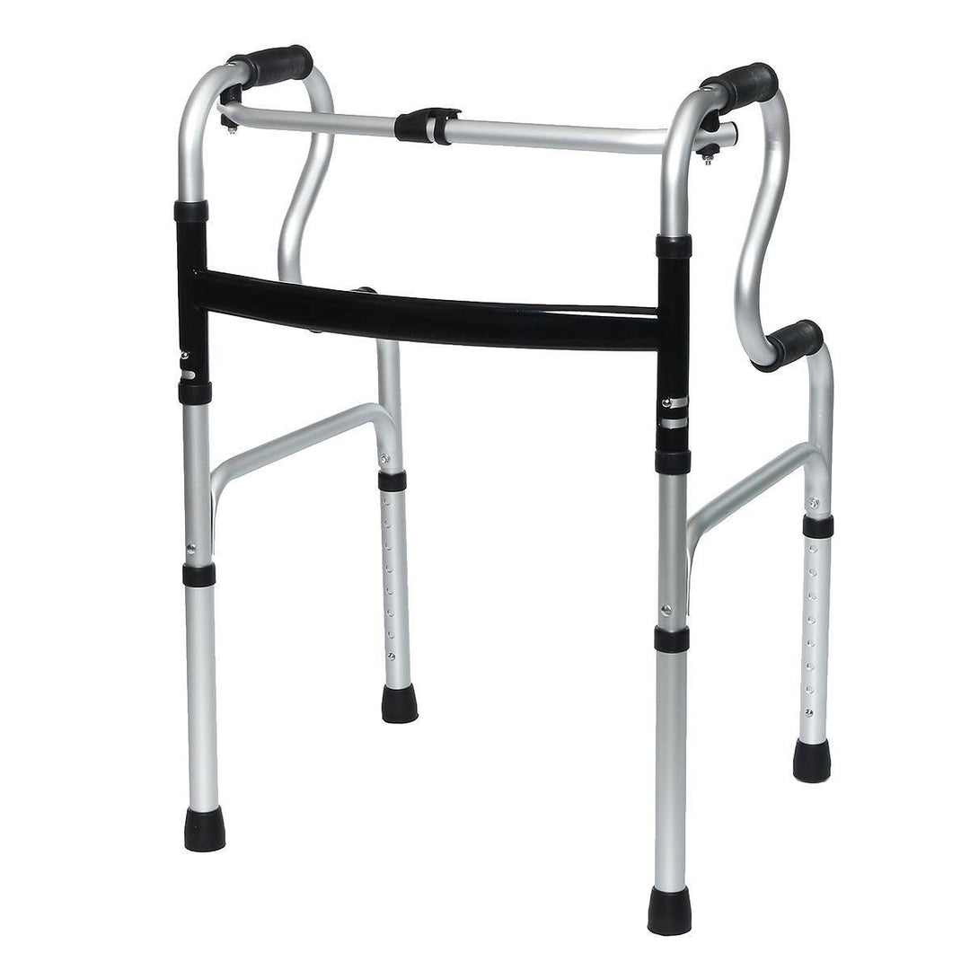 42*54*72CM Folding Aluminium Walking Frame Shower Chair Waliking Holder Pad - MRSLM