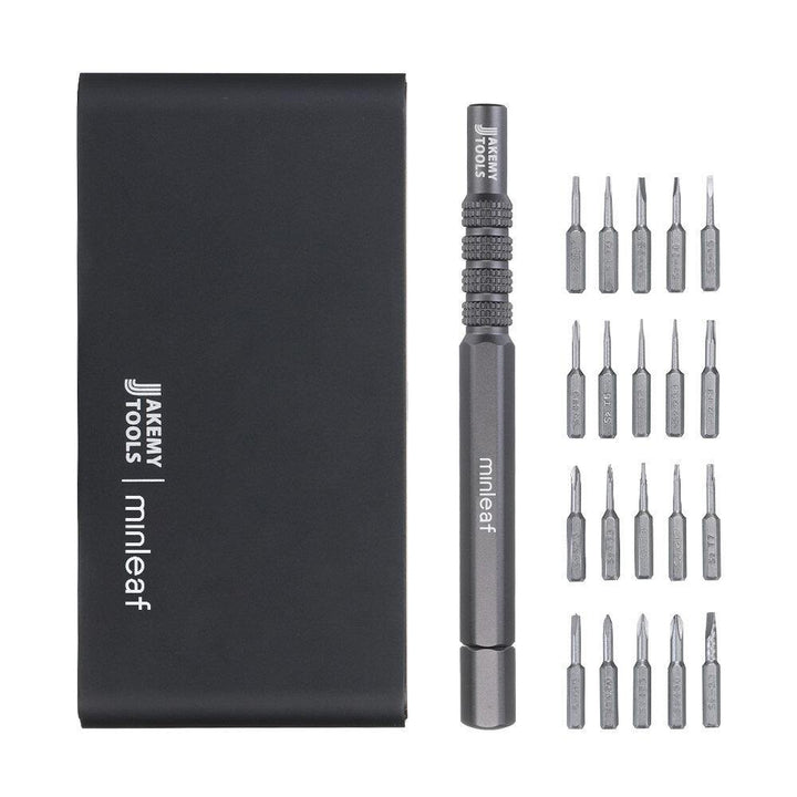 21 In 1 Slide Open Hand Precision Screwdriver Set Mini Protable Phone Laptop Smartphone Screw Driver Repair Tool W/ 20 Bits - MRSLM