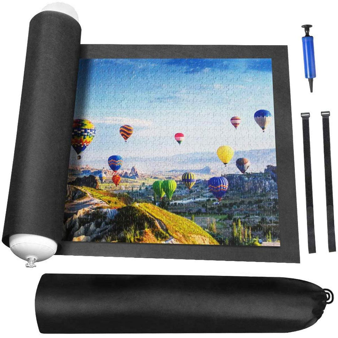 26x46 inch Felt Mat Portable Travel Puzzles Mat Jigsaw Roll Felt Mat Play Mat Puzzles Blanket UP to 1500 Pieces