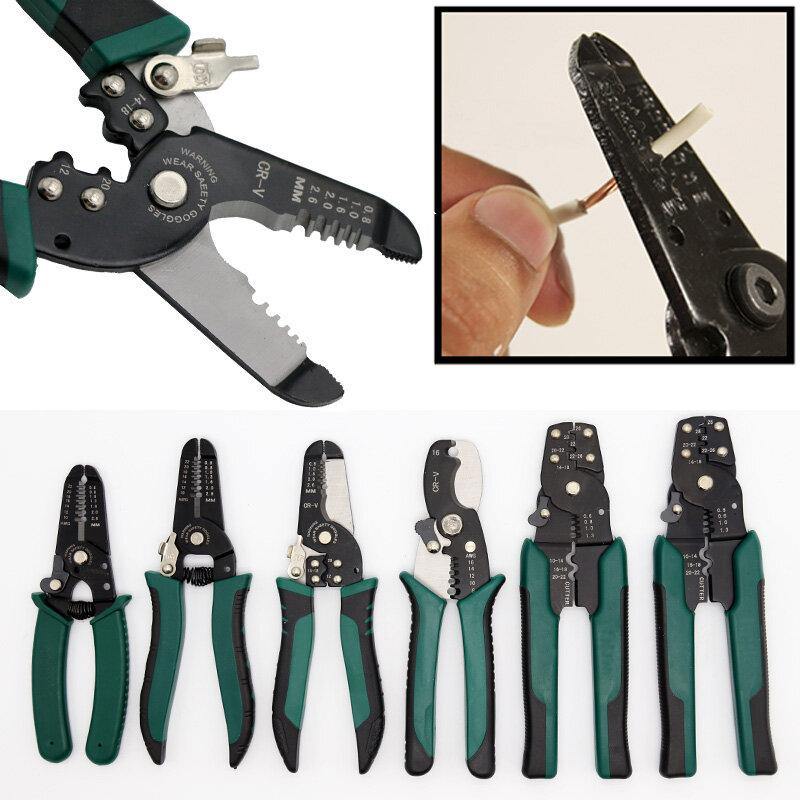 Multitool Pliers Crimping Pliers Wire Stripper Multi-functional Snap Ring Terminals Crimpper Crimping Pliers Decrustation Pliers Tools