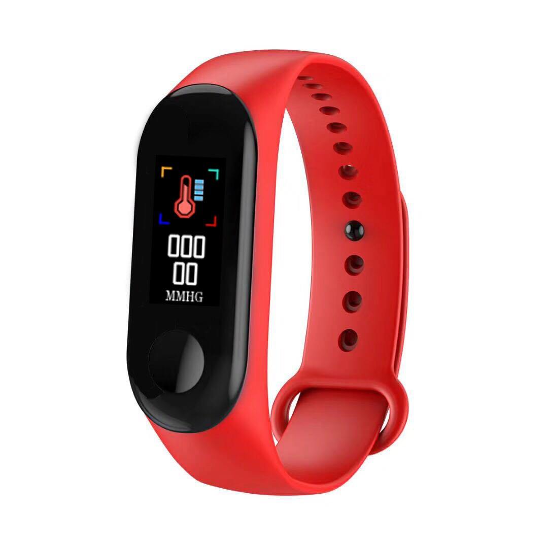 XANES MI3 0.96'' TFT IP68 Waterproof Smart Bracelet Remote Camera Sleep Blood Oxygen Monitor Smart Watch - MRSLM