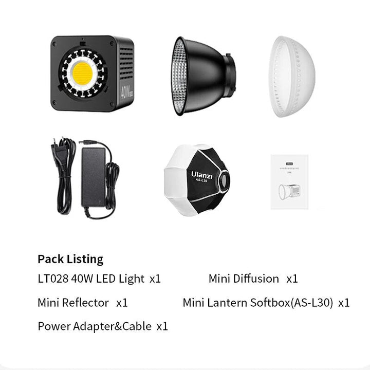 Ultra-Compact 40W COB Video Light: Your Ultimate Lighting Solution