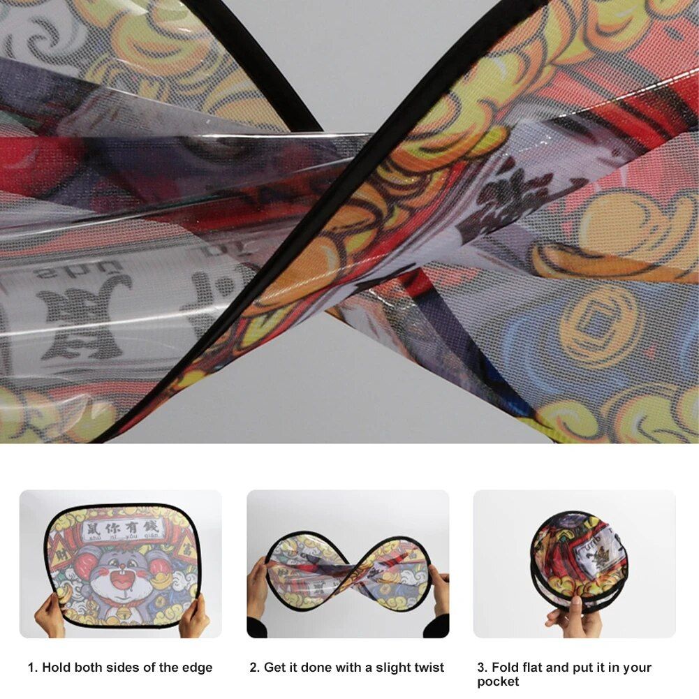 Adorable Animal Cartoon Car Window Sunshades - 2PCS, Universal Fit, Anti-UV, Privacy Protection