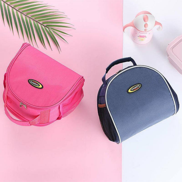 Korean version of the fabric handkerchief thickening insulation lunch bag large capacity lunch box bag ice pack insulation package student insulation bag