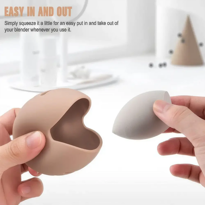 Silicone Beauty Sponge Holder: Clean, Portable, Eco-Friendly