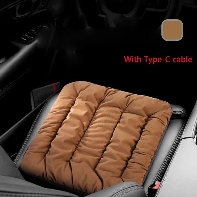 3-Level Adjustable Electric Heating Pad - Comfortable Body Warmer for Chair and Car