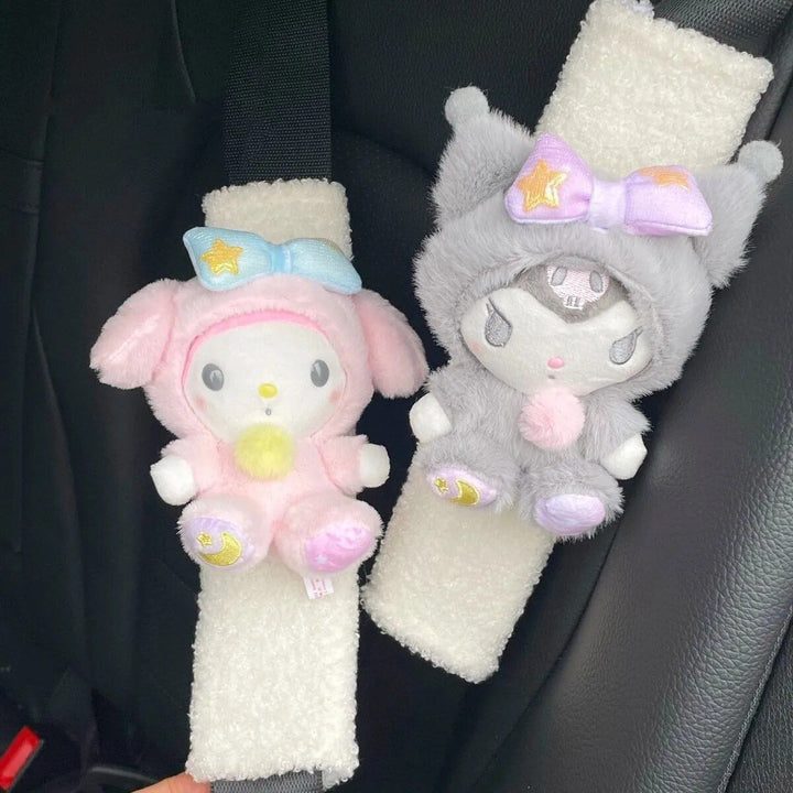 Cute Cartoon Dog Car Seat Belt Shoulder Protector