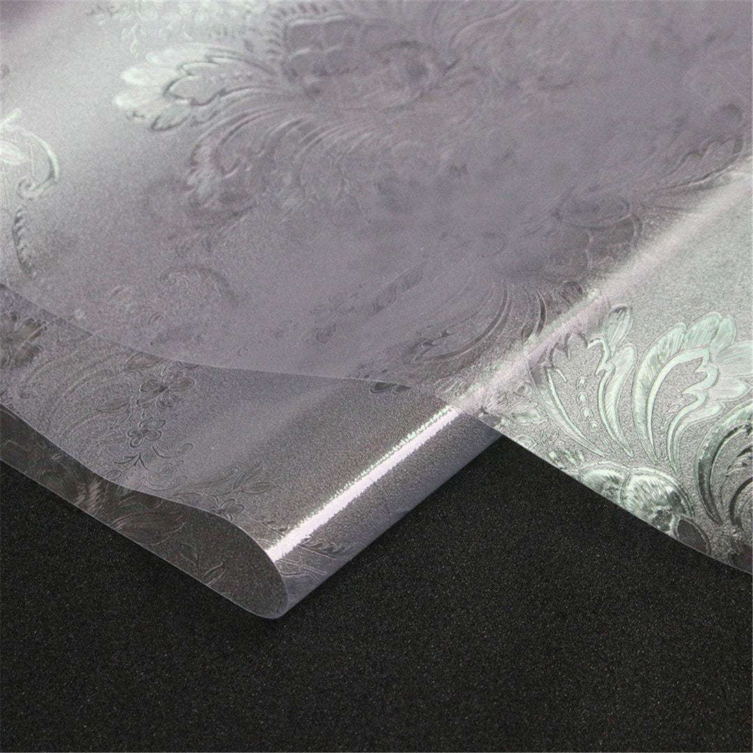 45 x 200cm Waterproof PVC Frosted Window Film Sticker Window Privacy Cling Heat insulated Self Adhesive Decorative Stickers