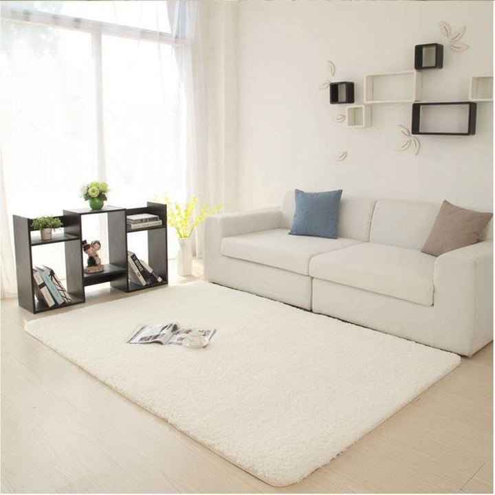 160x230cm Modern Soft Fluffy Floor Rug Anti-skid Shag Shaggy Area Rug Home Bedroom Dining Room Carpet Child Play Mat Yoga Mat