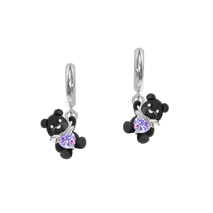 Design Sweet Bear Earrings For High-end Girls