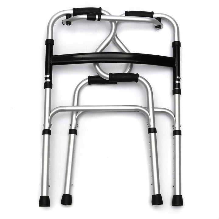 42*54*72CM Folding Aluminium Walking Frame Shower Chair Waliking Holder Pad