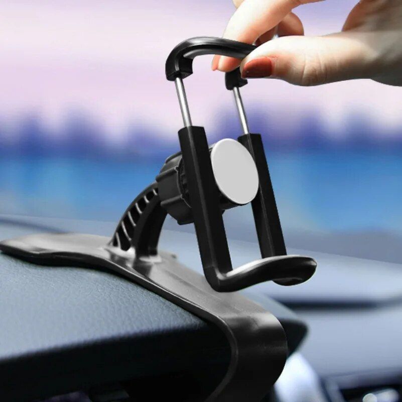 360¬∞ Rotatable Dashboard Car Phone Holder - Universal Fit for Smartphones